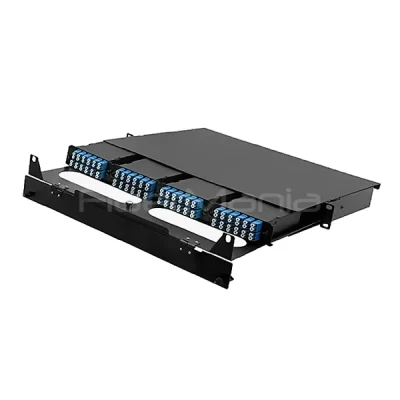 MTP Patch Panel 1U With OS2 MTP-LC Cassettes