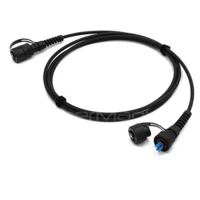 ODVA–ODVA IP67 Outdoor FTTA Single-Mode Fiber Patch Cord, 2 Cores OS2, 3M LSZH Jacket