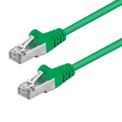 CAT.5E FTP Booted Patch Cable Green 7FT