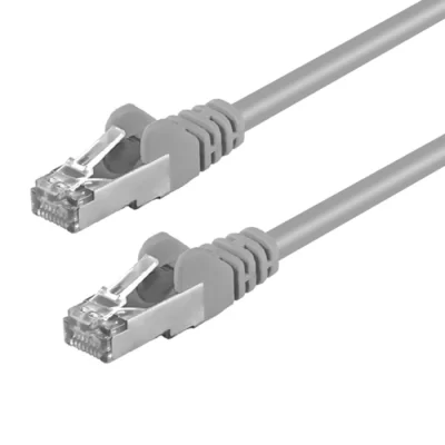 CAT.5E FTP Booted Patch Cable Grey 7FT