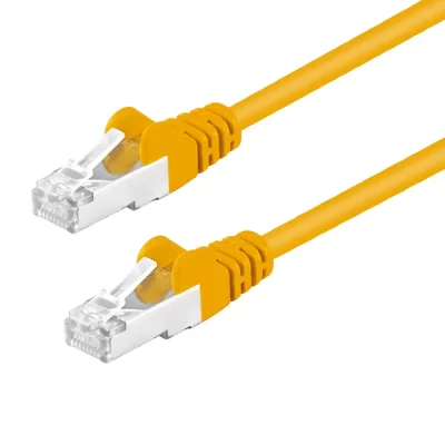CAT.5E FTP Booted Patch Cable Yellow 7FT