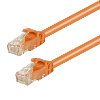CAT.5E UTP Booted Patch Cable Orange 5FT