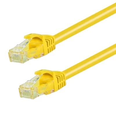 CAT.5E UTP Booted Patch Cable Yellow 5FT