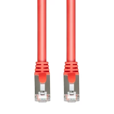 CAT.7 SFTP Patch Cable, 26AWG, Red, 15FT