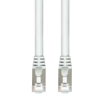 CAT.7 SFTP Patch Cable, 26AWG, White, 15FT