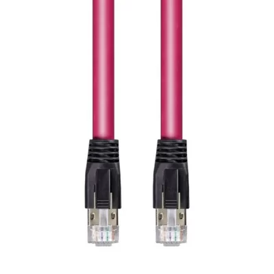 CAT.8 SFTP 40G Patch Cable, 24AWG, Red, 30FT