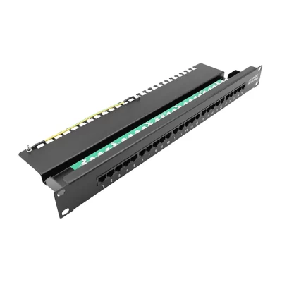 19” 1U CAT.3 UTP Telephone Patch Panel, 25 Ports, Krone IDC