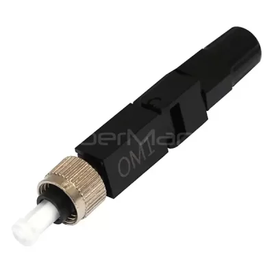 FC/UPC Quick Assembly Connector, OM1 62.5/125, For Black, 0.9mm, 2.0mm, 3.0mm Cable