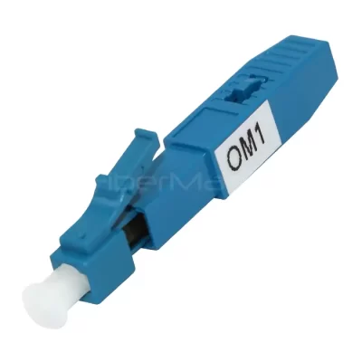 LC/UPC Quick Assembly Connector, OM1 62.5/125, Blue, For 0.9mm Cable
