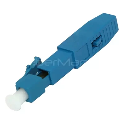 LC/UPC Quick Assembly Connector, Single Mode 9/125, Blue, For 0.9mm Cable