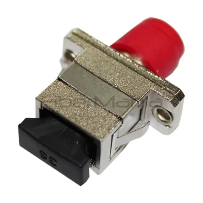 SC-FC Multimode Simplex Metal Fiber Optic Adapter