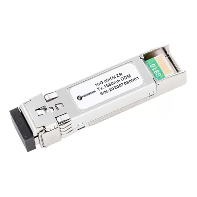 10Gbps SFP+ Transceiver, ZR, 80KM, Single Mode 1550nm