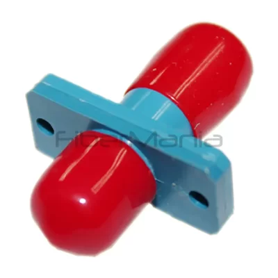 ST-FC Single Mode Simplex Plastic Fiber Optic Adapter Blue