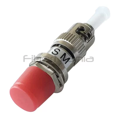 FC Female-ST Male Single Mode Simplex Fiber Optic Adapter