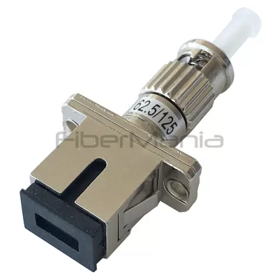 ST Male-SC Female OM1 Multimode Simplex Fiber Optic Adapter