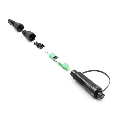 Mini SC/APC Waterproof Field Assembly FTTH Connector