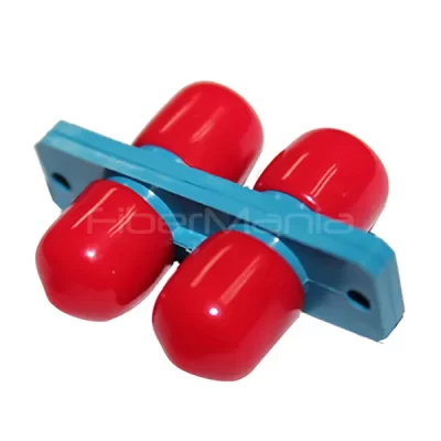 FC-FC Single Mode Duplex Plastic Fiber Optic Adapter Blue