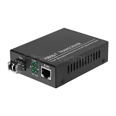 10/100/1000M Ethernet SFP Media Converter with 1 GE SFP Slot & 1 RJ45 Port