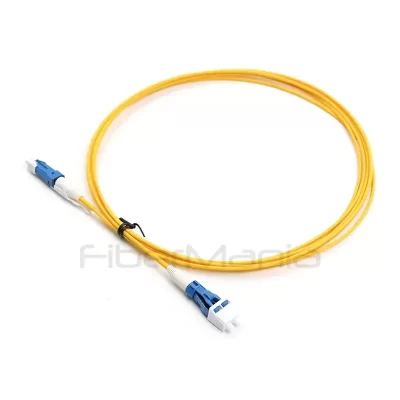 CS/UPC LC/UPC Uniboot Duplex Single Mode Fiber Patch Cord, LSZH Jacket, 2.0mm, 5FT