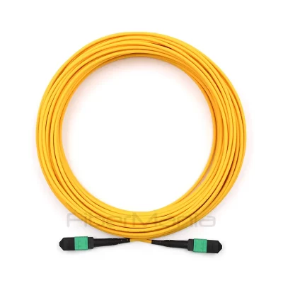 Customized MPO APC to MPO APC Elite 12-Fiber Type B LSZH 3.0mm Patch Cable, 5M