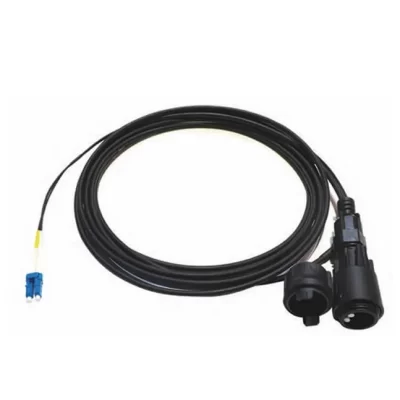FTTA IP-FX LC/UPC LC/UPC Duplex MM Patch Cord Black Jacket 1M