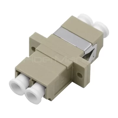 LC-LC Multimode Duplex Plastic Fiber Optic Adapter
