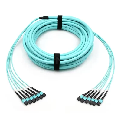 6 x MPO Female to 6 x MPO Female Trunk Cable Assembly 72 Fibers OM3 50/125 10G 10M