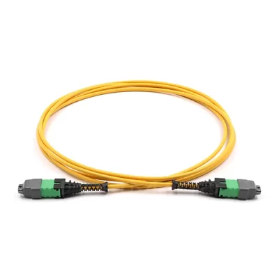 MTP/APC Elite Pro Female to Female OS2 12-Fiber Trunk Cable, Polarity A, 1M
