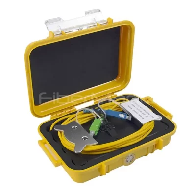 Fiber Optic OTDR Launch Cable Box, SC/APC-SC/UPC SM 1km