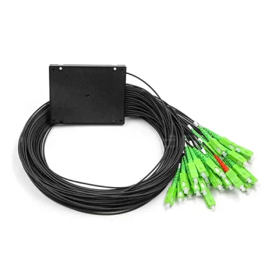 1*32 PLC Splitter with ABS Module, SC/APC Connectors, 2.0mm Ruggedized Cable