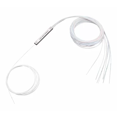 1X8 PLC Splitter Steel Tube 0.9mm 0.5M No Connectors