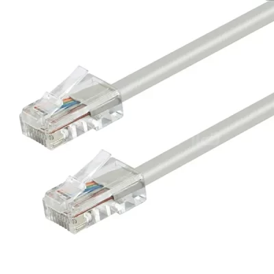 CAT5E Patch Cable Grey 10FT Non-Booted
