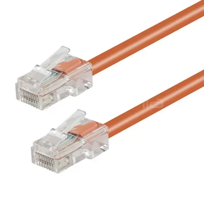 CAT5E Patch Cable Orange 10FT Non-Booted