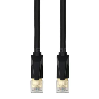 CAT.8 SFTP 40G Patch Cable 24AWG 15FT Black