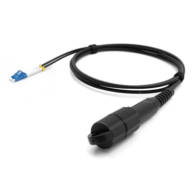 PDLC to LC/UPC Fiber Patch Cord 2 Cores 9/125 OS2 LSZH Jacket 3M