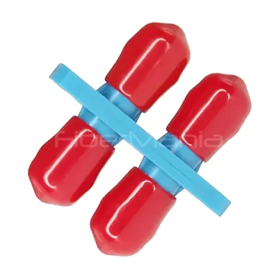 ST ST single mode duplex fiber optic adapter blue plastic ceramic sleeve FiberMania