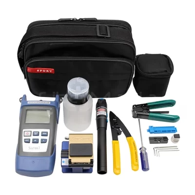 FTTH Fiber Optic Splicing Tool Kit Complete Installation and Maintenance Set