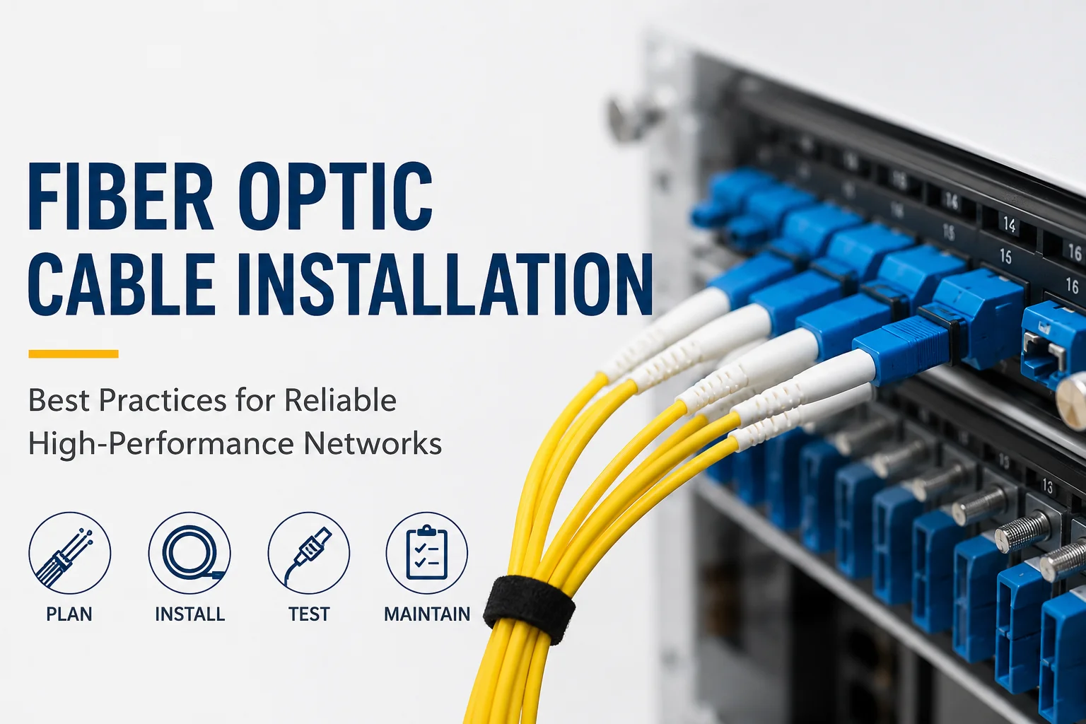 Fiber Optic Cable Installation Guide & Best Practices