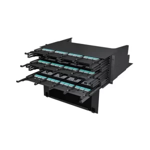 4U ultra HD fiber patch panel 576 core 48 cassette high density modular rack