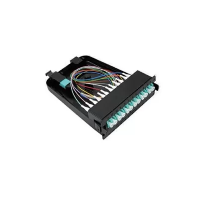 MPO to LC cassette 12 24 fiber 6 12 duplex with without harness patch cords