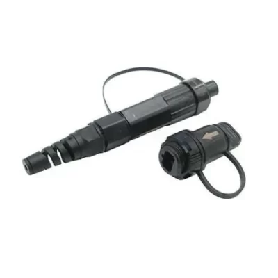 IP67 Mini SC Reinforced Fast Connector for FTTH drop cable installation, waterproof field-installable fiber optic connector compatible with Huawei systems