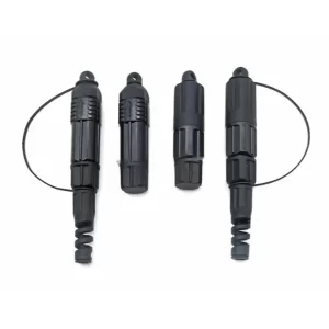 Outdoor hybrid fast connector IP68 Mini SC optical H type fiber connector compatible with OptiTap and Huawei FAST adapters for FTTH FTTA deployment