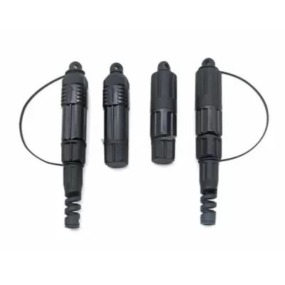 Outdoor hybrid fast connector IP68 Mini SC optical H type fiber connector compatible with OptiTap and Huawei FAST adapters for FTTH FTTA deployment