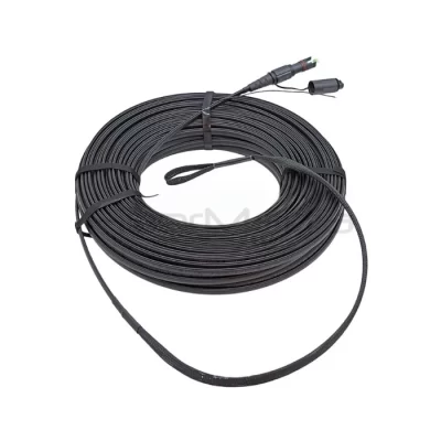 SuperTap SST toneable flat drop fiber assembly SC APC with pulling eye outdoor cable