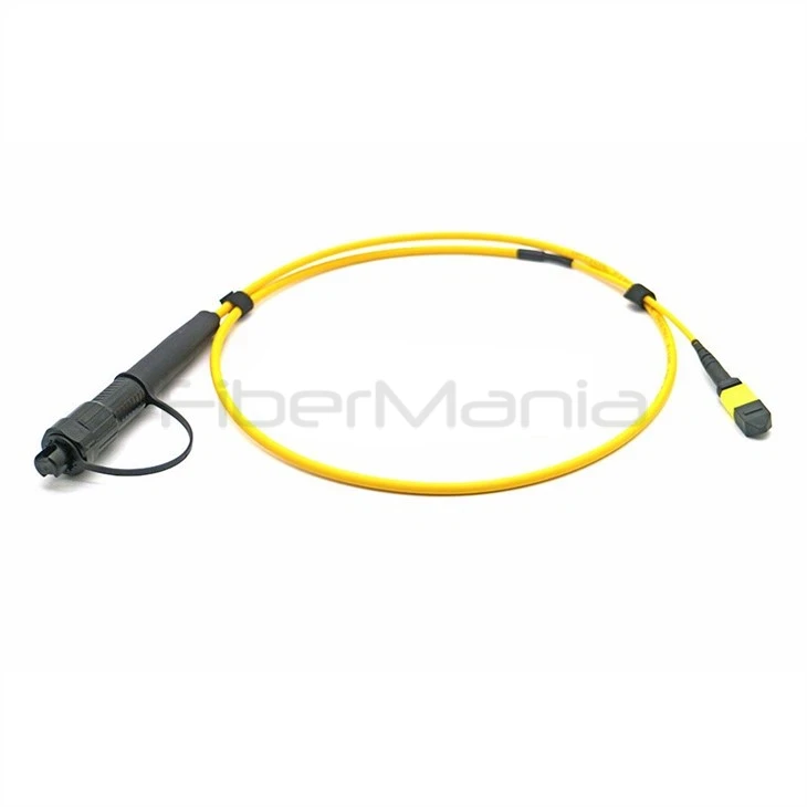 Outdoor MPO MTP IP67 FastConnect 12 Fiber Optic Patch Cable Assembly
