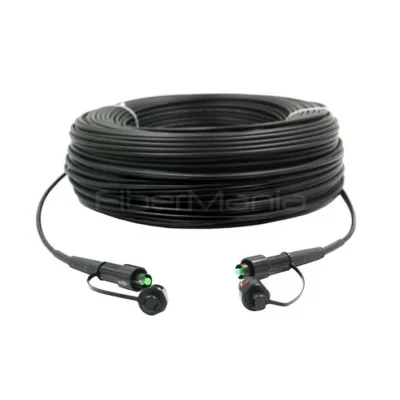 FTTA Mini SC APC Fiber Drop Cable IP67 External Bayonet FastConnect 5.0mm