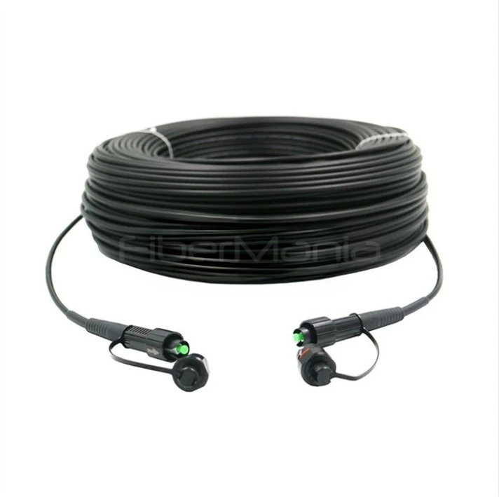 FTTA Mini SC APC Fiber Drop Cable IP67 External Bayonet FastConnect 5.0mm