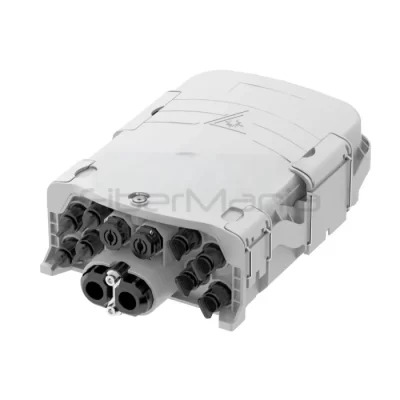 8/16-port pre-connectorized outdoor fiber distribution box with waterproof SC adapters IP65/IP68 for FTTH network deployment