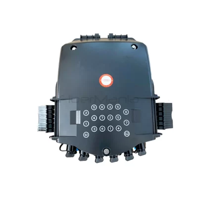 18-port pre-connectorized fiber optic distribution box with PLC splitter IP65 for outdoor FTTH and FTTx network deployment