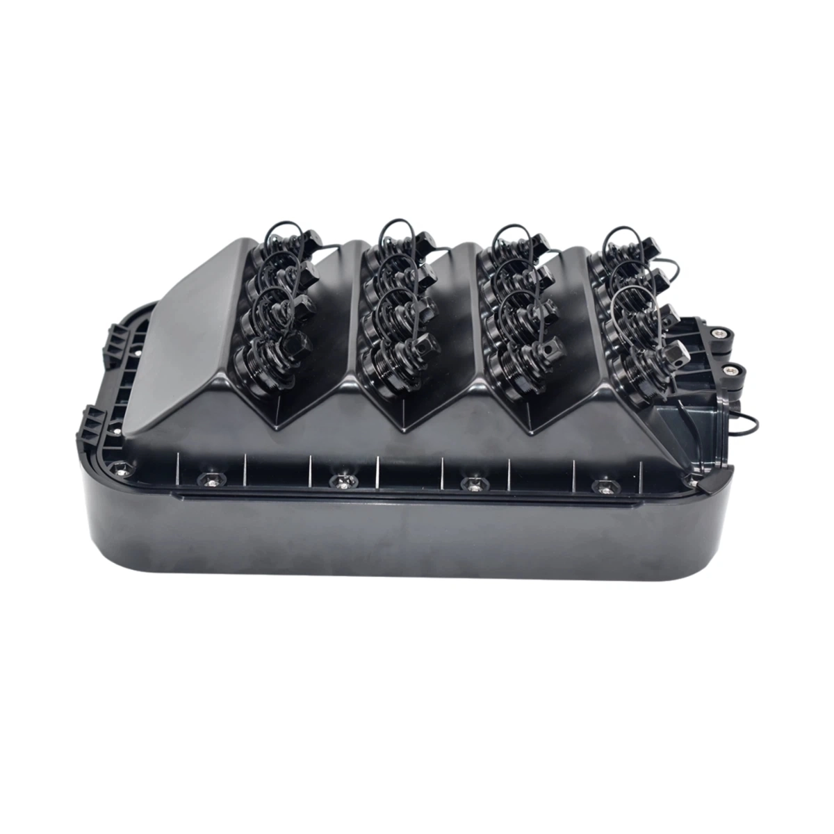 16 port MST multiport service terminal IP68 hardened fiber optic waterproof box
